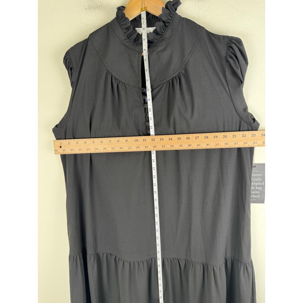 NWT Tuckernuck Pomander Place Selena Maxi Dress Black XXXL 18 - Picture 14 of 15